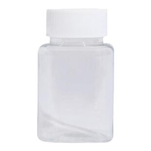 30ml/60/120毫升方形透明塑料瓶小瓶子分装瓶 液体带盖密封瓶空瓶