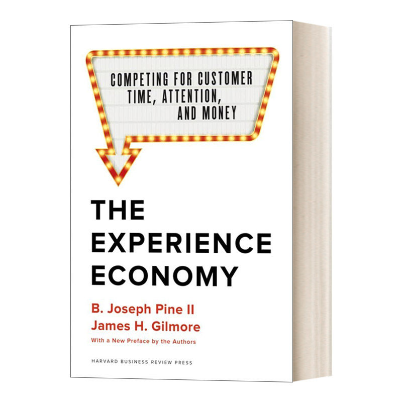 哈佛商业评论体验经济 英文原版 The Experience Economy With a New Preface by the Authors 争夺顾客的时间 精装 进口英语书