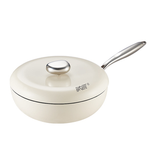 【香菇超级年货节】爱仕达无氟不粘锅炒锅家用陶瓷炒菜锅无涂层