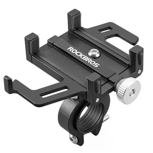 洛克兄弟自行车手机架铝合金电动车摩托车导航外卖骑手代驾车支架