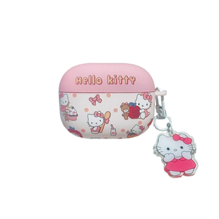 适用vivotws4保护套磨砂软壳新款vivotws4HiFi卡通粉色KT猫iQOOTW2无线蓝牙耳机套tws Air3pro硅胶个性防摔