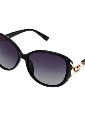 太阳镜女新款红款防晒大脸