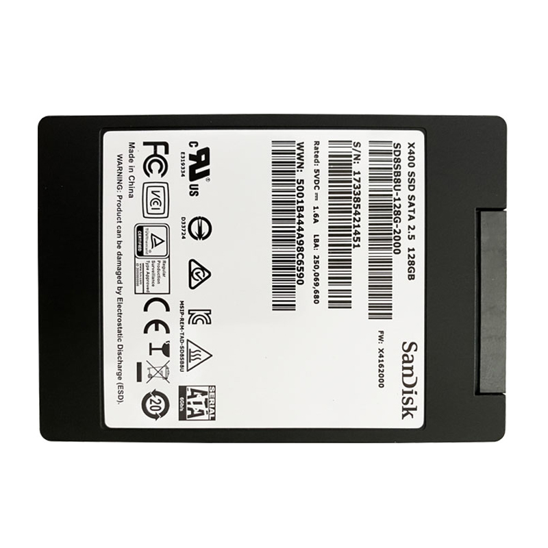 Sandisk/闪迪X400 128G 256G 512G 笔记本台式机 选MLC颗粒SSD
