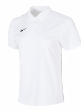 茵特丨Nike耐克短袖女款新款官方正品白色半袖T恤女士翻领POLO衫