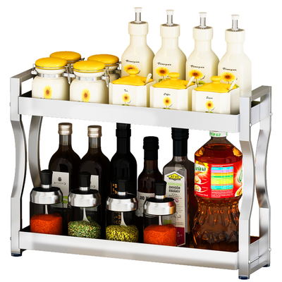 304不锈钢厨房油盐酱醋收纳架子