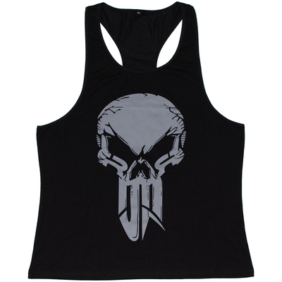 ir惩罚者训练背心健美棉无袖T恤