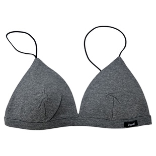 uuzeal法式三角杯撞色绑带设计款性感细带美背薄款无痕小胸文胸55