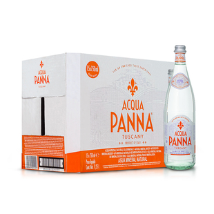 意大利Panna普娜矿泉水750ml*12瓶整箱玻璃瓶饮用水高端进口水