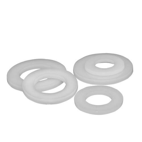 尼龙垫片圆形M2M3M4塑料垫圈平垫M5M6加大绝缘塑胶垫定制M8M10M20