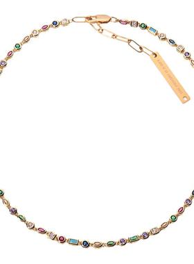 LUXTA彩钻镀金项链嘻哈