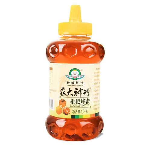 福建农大神蜂枇杷蜂蜜纯正的天的然1000g成的熟的蜜儿童神蜂精