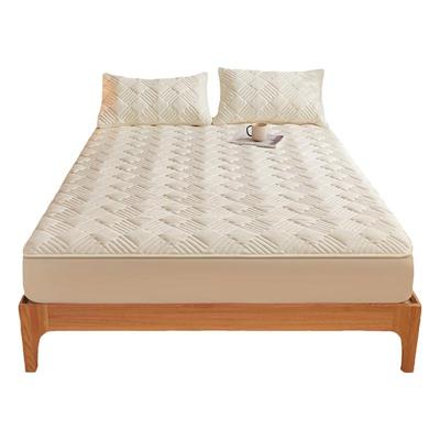 A类水洗棉床笠罩大豆加厚床罩