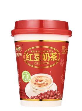 香约奶茶红豆味杯装整箱