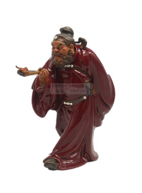 钟馗陶瓷摆件家居艺术装饰品