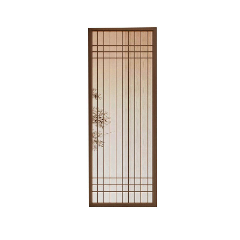 宋代美学格子移门水墨竹屏风隔断