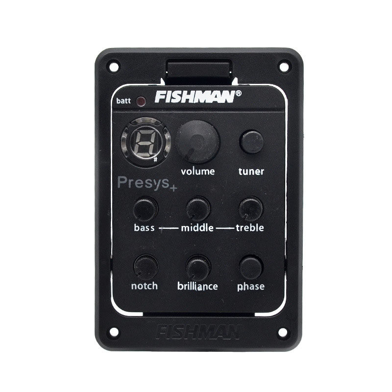 木吉他拾音器 带打板 电箱改装301开孔 降噪均衡调音表演出防啸叫