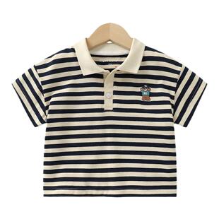 右欧男童POLO衫短袖T恤夏装夏款童装儿童宝宝小童打底衫夏季潮