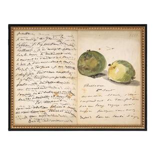 L马奈的信》法式中古风玄关过道装饰画餐厅书房挂画卧室床头壁画