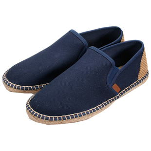 大漠行麻鞋男士麻底帆布鞋手工缝制中国风透气舒适懒人鞋一脚蹬