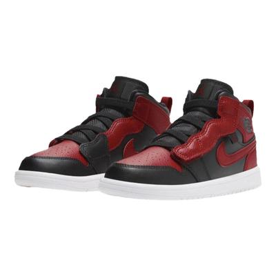 AJ1黑橙扣碎黑红幼童篮球