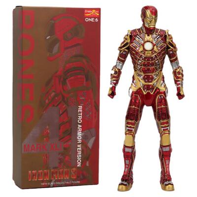 漫威钢铁侠彩盒装手办模型蜘蛛侠