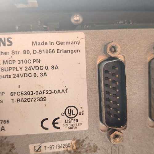 询价-MCP310C 6FC5303-0AF23-0AA1操