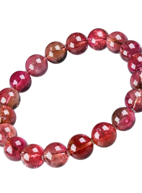 超唯珍藏级西瓜彩虹糖果碧玺手串