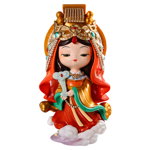 福福贴贴妈祖神像盲盒湄洲岛海神文创妈祖娘娘手办护身符圣杯摆件