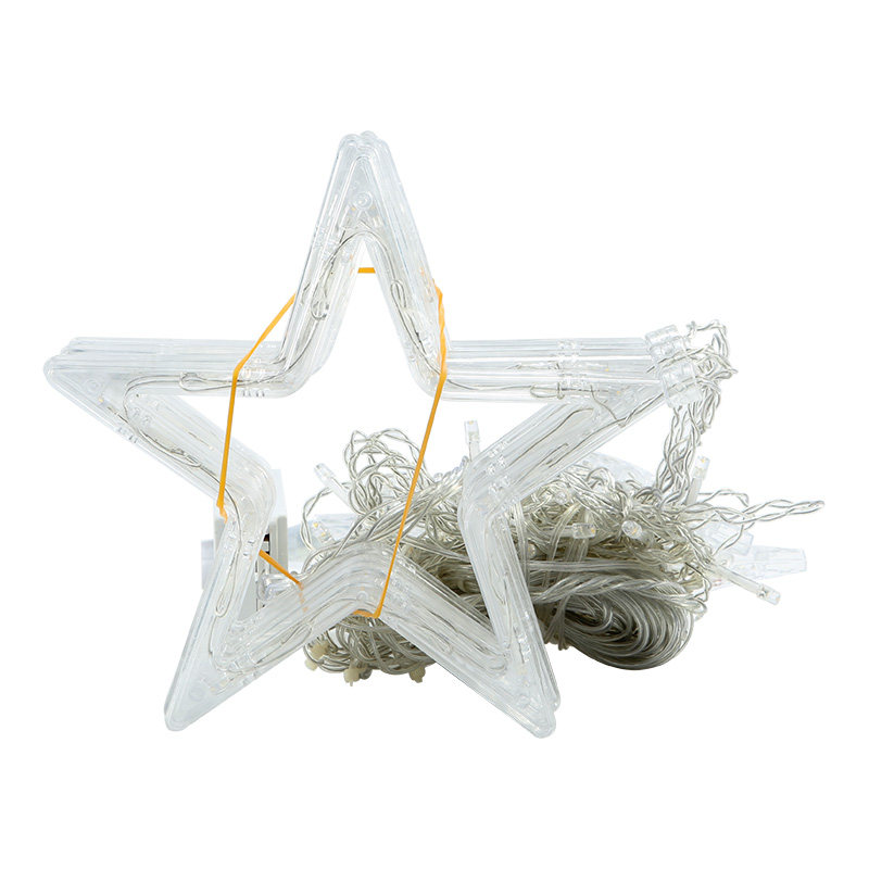 LED星星灯彩灯闪灯房间卧室装饰遥控串灯满天星窗帘网红直播背景