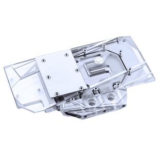 Bykski电脑ROG RTX3080Ti 3090 STRIX猛禽显卡分体水冷头ARGB幻彩