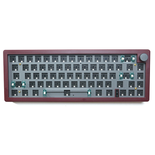 GMK67三模gasket热拔插机械键盘套件客制化HIFI麻将音66键可充电