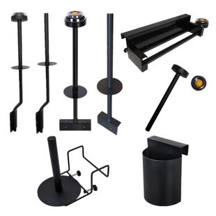 连卷袋支架超市生鲜杂粮果蔬散称食品保鲜袋放置挂式挂架带湿手器