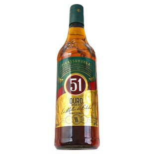 穆乐伍壹Cachaca 51【原瓶进口】巴西国酒甘蔗酒金卡莎萨朗姆酒