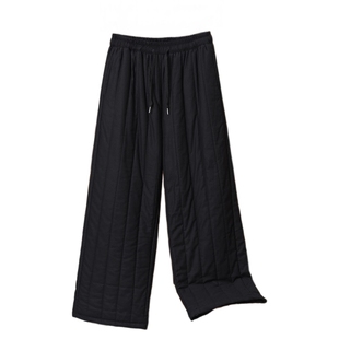 新疆长绒棉棉裤女款2025新款冬季加厚保暖直筒裤妈妈高腰休闲裤子