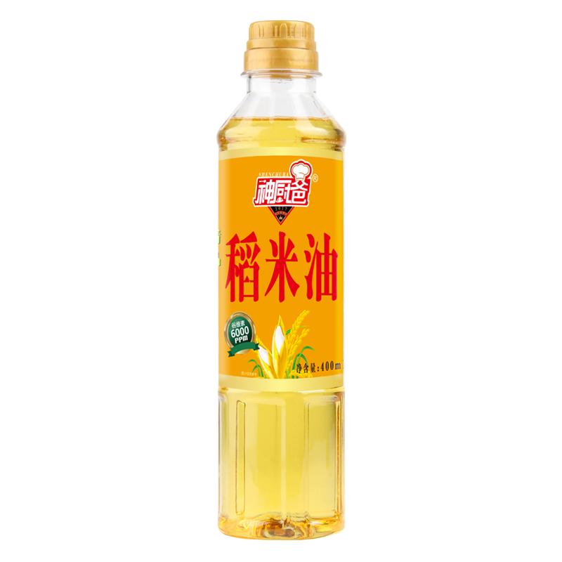 谷维三益纯正稻米食用油400ml小瓶植物油方便宿舍健康炒菜大米油