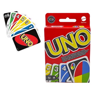 正品UNO扑克牌游戏uno flip双面卡牌桌游塑封防水uno毫不留情纸牌
