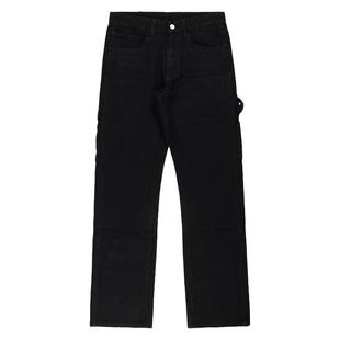 新因素XINYINSU张杰同款纯色牛仔裤男潮牌高街基础款宽松直筒裤子