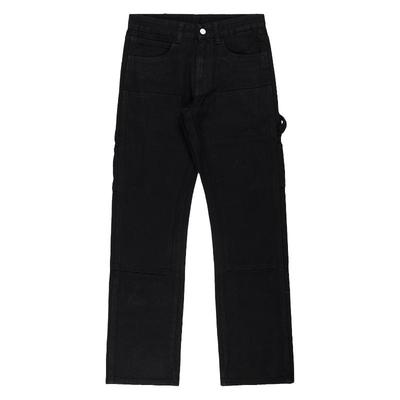 新因素张杰同款纯色宽松直筒裤子