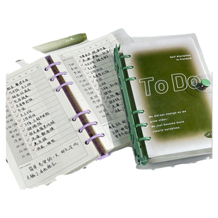 todolist活页每日学习周计划本随身时间管理日程本考研自律打卡本计划表日月工作备忘录记事本2024行程规划本