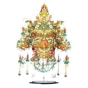 拼酷金翅鸟冠凤冠3D立体拼图手工diy金属拼装模型拼装玩具结婚