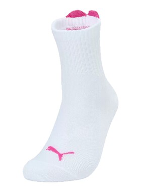 PUMA彪马新款爱心图案舒适运动袜中袜袜子女春季休闲袜 952035-01
