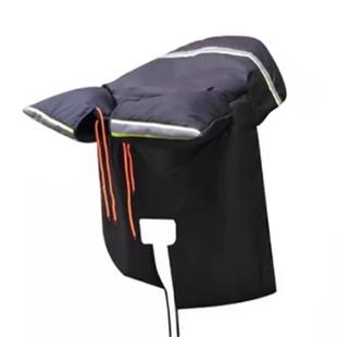 三轮车摩托车专用挡风被冬季加绒加厚护腿防风罩防水125跨骑弯梁