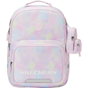 Skechers斯凯奇女童时尚渐变双肩包儿童减负大容量防沾水校园书包