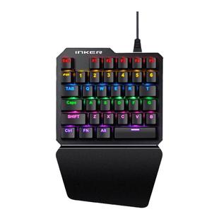 青轴机械小键盘左手吃鸡神器魔盒王座转换器王者手游有线USB单手