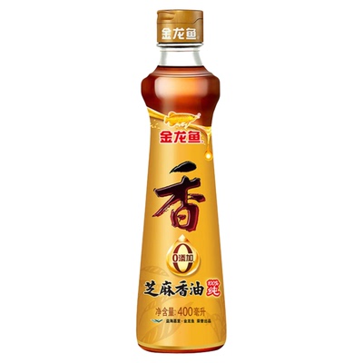 金龙鱼芝麻香油400ML纯正100%