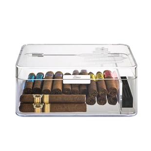 Davidoff/大卫杜夫 季诺雪茄保湿盒透明乐扣养茄保养盒树脂大容量