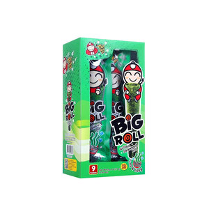 泰国进口小零食老板仔海苔卷4盒儿童原味烤脆紫菜即食香辣鱿鱼味