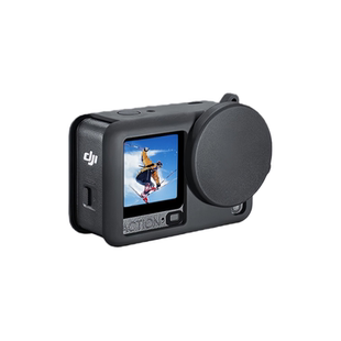 适用DJI大疆Action6运动相机硅胶壳保护套相机屏幕镜头防护壳刮防蹭镜头盖安全保护配件防摔防磕碰机身保护套