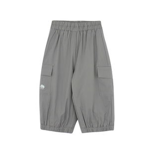 大耳象女童加绒收口休闲裤冬季新款宝儿工装百搭保暖长裤子厚锁温