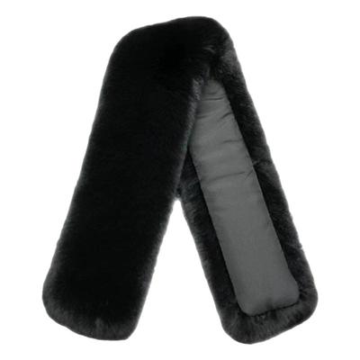 真獭兔毛领子立领男女通用好安装